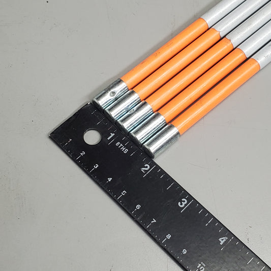 DASCO Pro (5 Pack) Snow Pole Fiberglass Driveway Marker 48" Orange 665