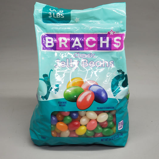 ZA@ BRACHS (2 Pack) Classic Jelly Beans 54 oz or 3.3 Lb 157783 BB02/26 G