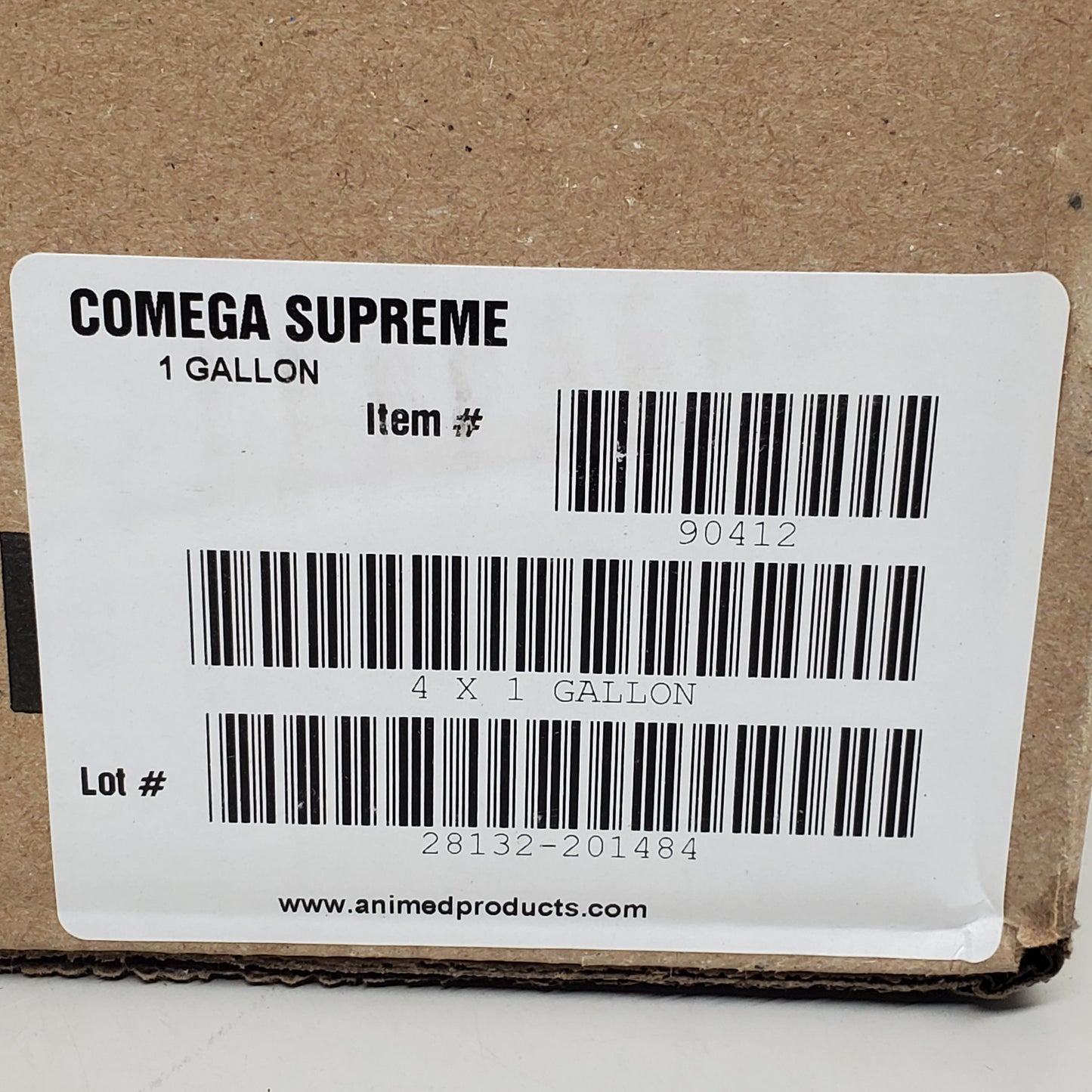 ANIMED (4 Pack) GoMega Supreme 1 Gallon Balanced Essential Fatty Acid Coat Supplement for Horses Omega 3, 6 & 9