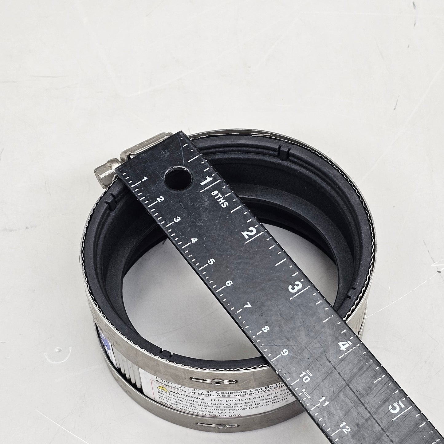 MIFAB Heavy-Duty Clamp Coupling Stainless Steel 3 x 3 Fitting