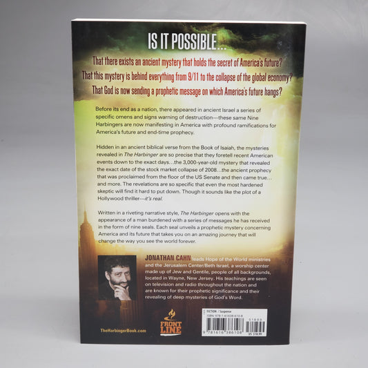 The Harbinger by Jonathan Cahn Paperback Book