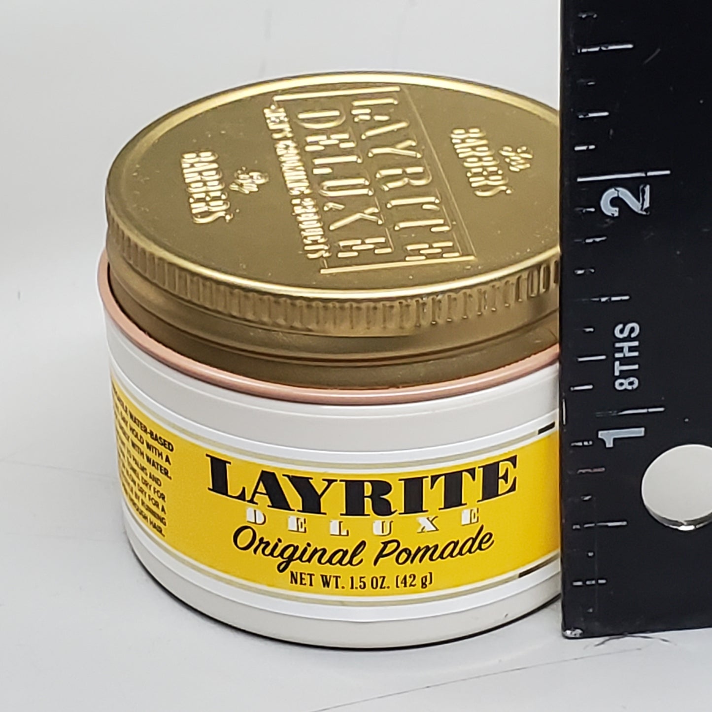 LAYRITE DELUXE Hair Original Pomade 1.5 oz Medium Hold Water Soluble