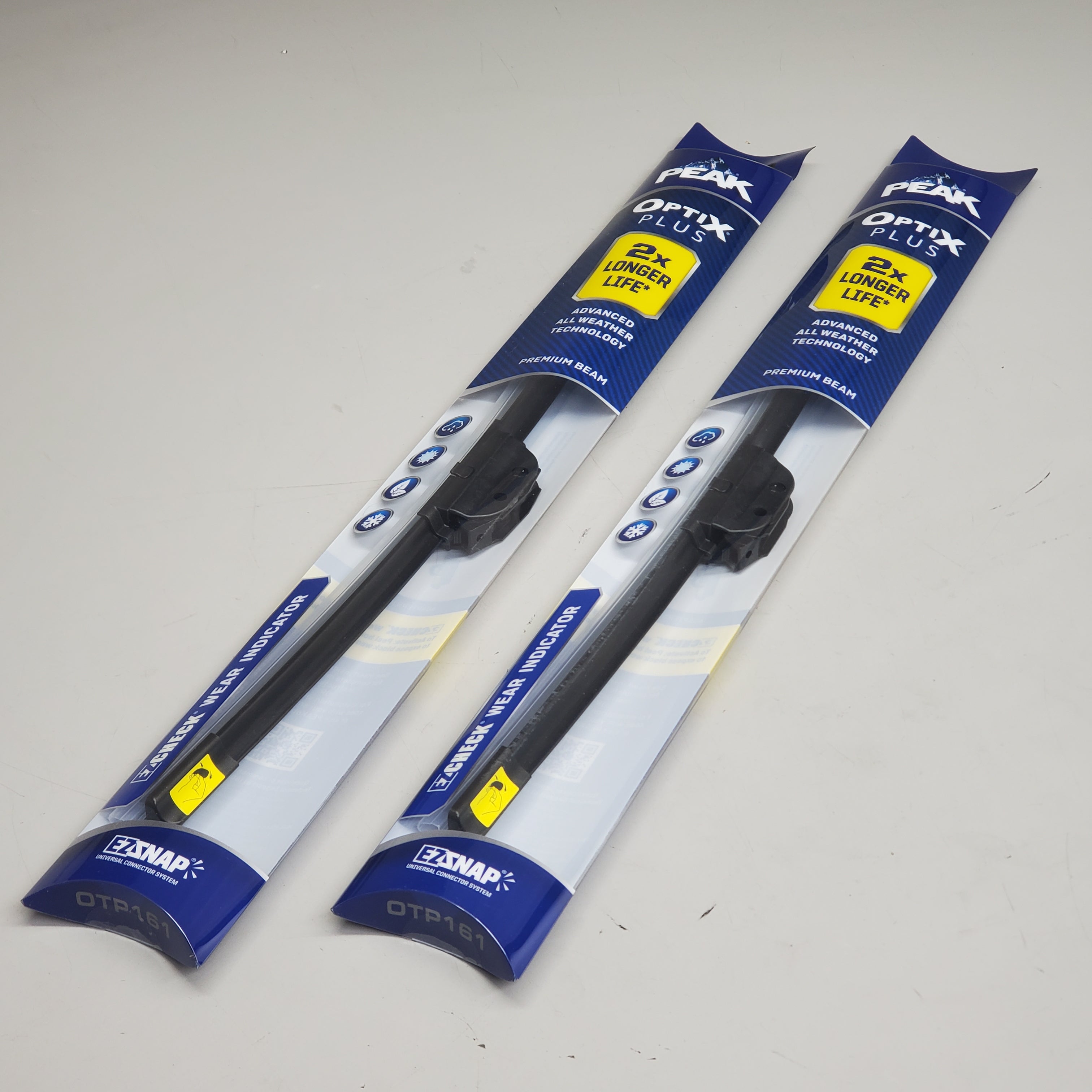 PEAK (2 Pack) Optix Plus Beam Windshield Wiper Blades 16" OTP161 PayWut