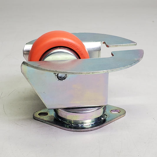 KALPAR (4 Pack) Air Cargo Caster W/ Toe Guard 70x35mm Orange / Gray