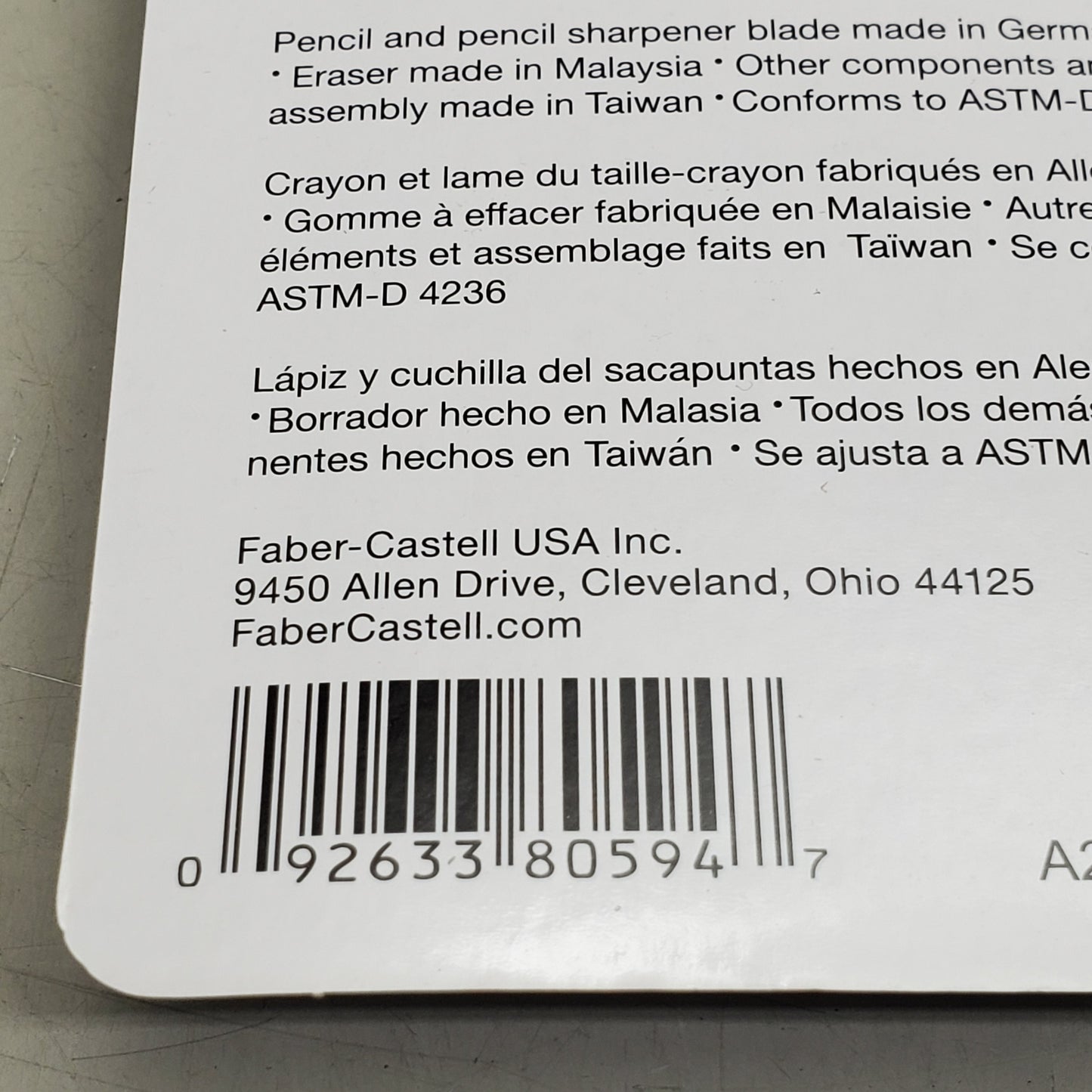 FABER-CASTELL (3 PIECE) Castell 9000 Art Set 0.1x3.1x9.8 Dark Green 800029 - Image 4