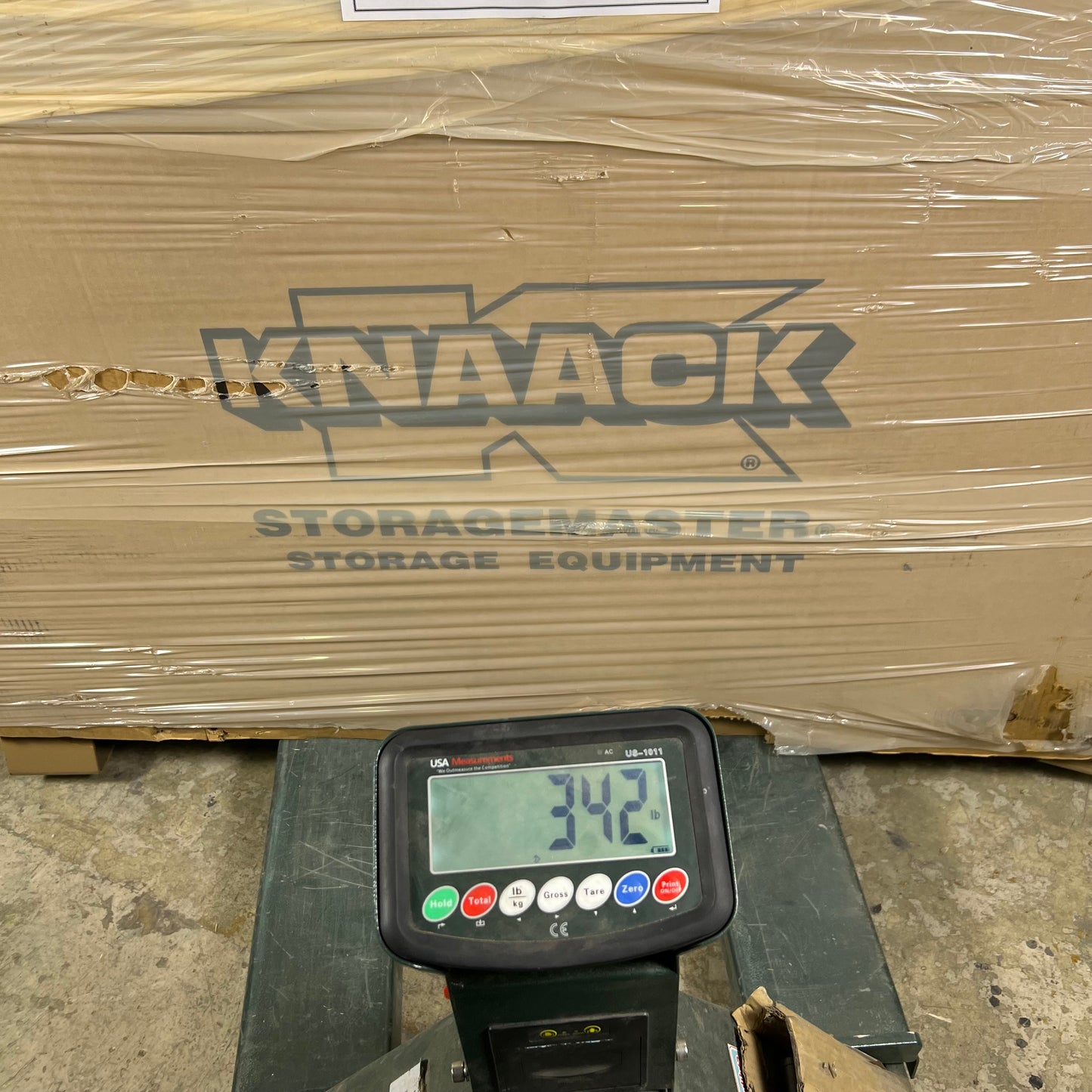 ZA@ KNAACK Storagemaster Jobsite Piano Box w/Junk Trunk Tool Box 89 Sz 61"L X 31"W X 50"H (New Other, Minor Cosmetic Damage) A