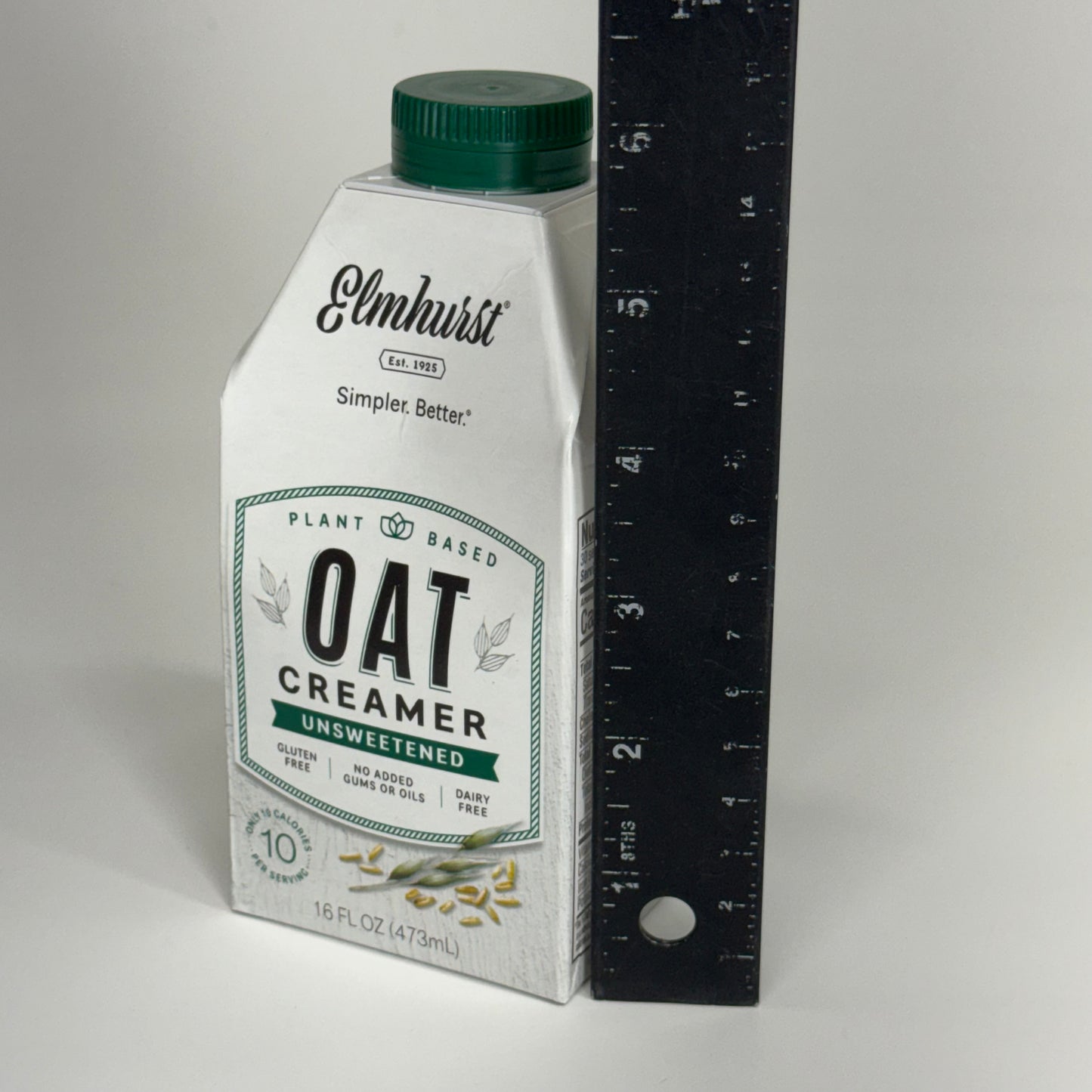 ELMHURST (4 PACK) Elmhurst Unsweetened Oat Creamer 16 fl oz. BB 11/26