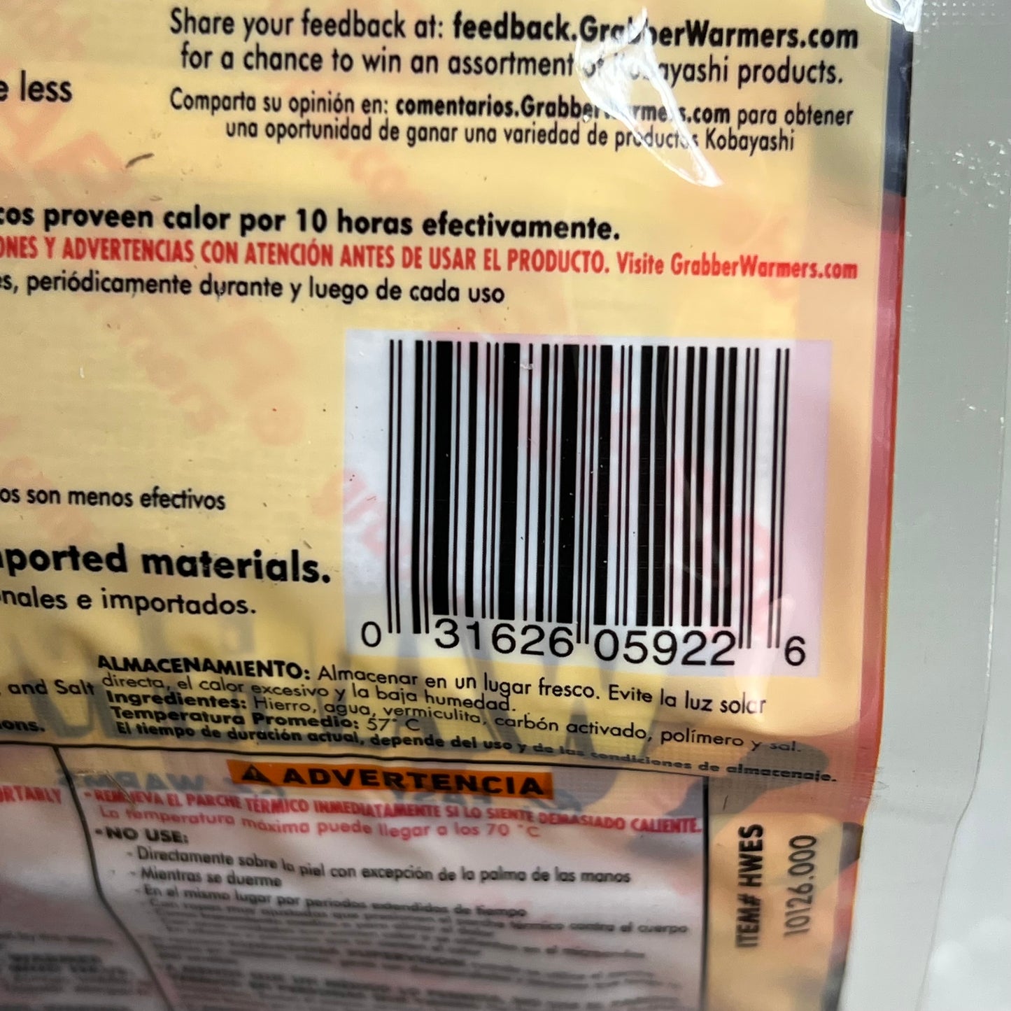 GRABBER WARMERS (40 PAIRS) Air Activated Ready To Use Hand Warmers 10 Hours