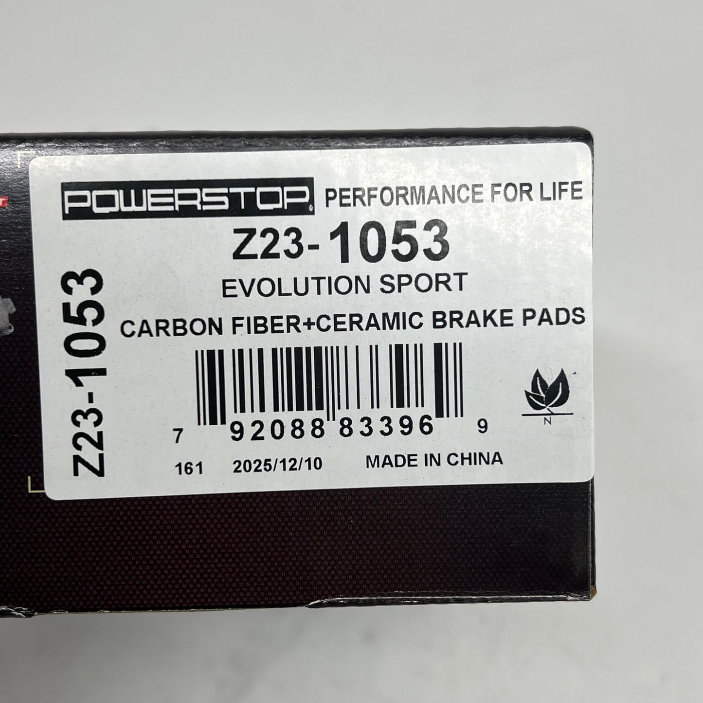 POWER STOP Evolution Sport Brake Pad Set W/ Hardware Rear Z23-1053