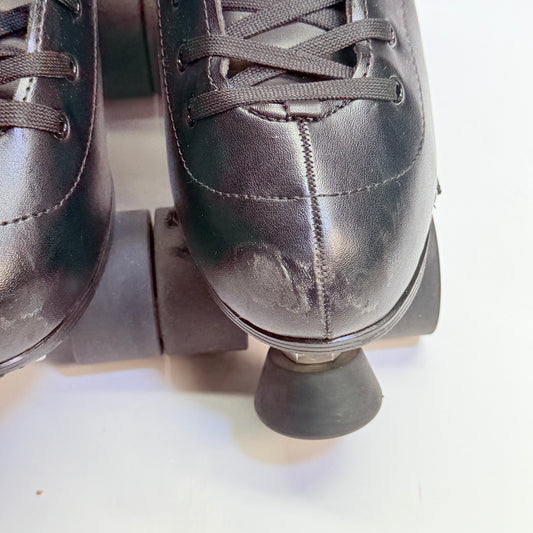 ZA@ NATTORK Roller Skates for Adults Quad Skates Sz 12W/11M Black (AS-IS)