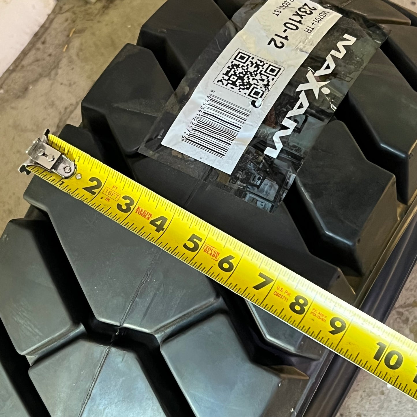 MAXAM Forklift Tire Sz 23x10-12 MS701+TR