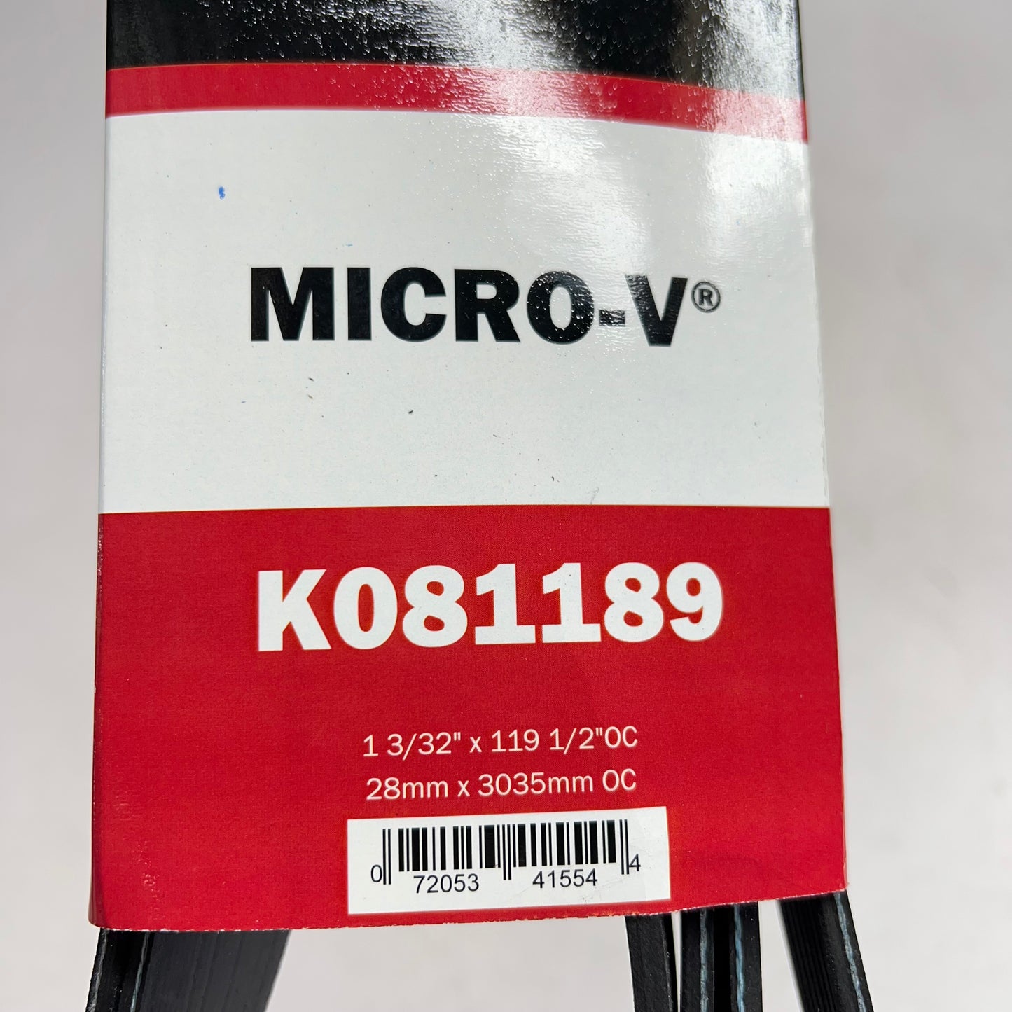 GATES Micro-v Serpentine Belt for Ford Vehicles 8 Rib 119-7/16" K081189