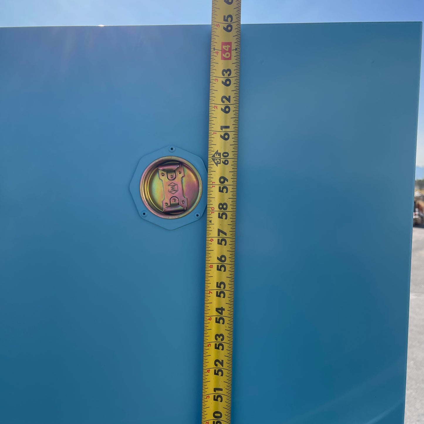 Z@ Pallet of JUSTRITE Sure-Grip EX Acid and Corrosive Storage Cabinet 45 Gal Capacity 65"x43.5"x18" (A)