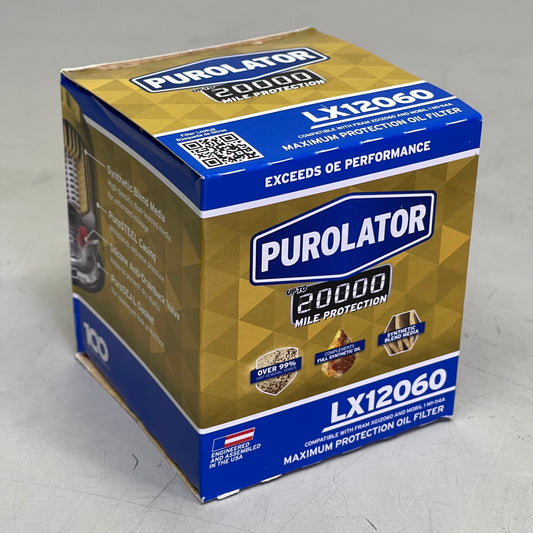 PUROLATOR (6 PACK) Maximum Protection Oil Filter 20000 Miles LX12060