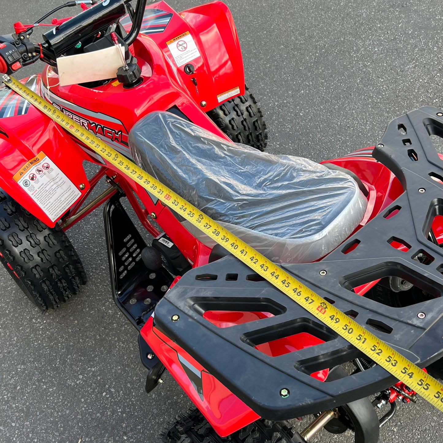 ZA@ SUPERMACH 125cc ATV, Red CT125-8 (New Other, Minor Cosmetic Damage)