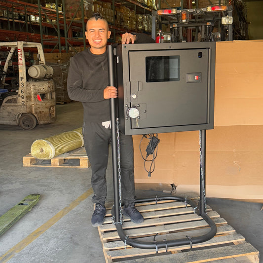 ABLOY Waterproof Key Drop Box for Automotive Sz 59” H x 27” L x 12” W Black