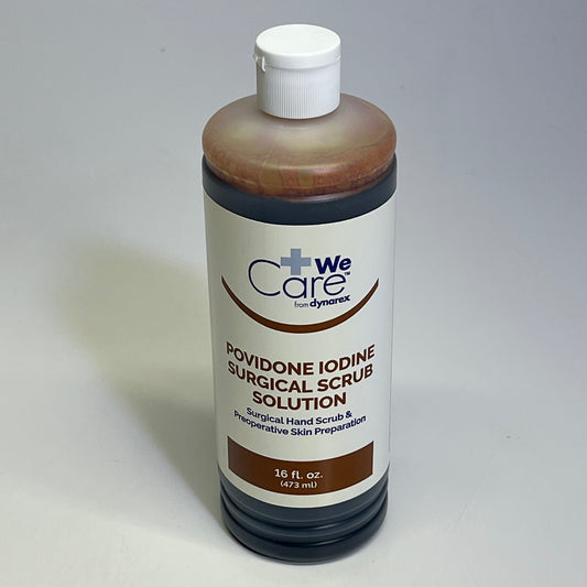 ZA@ DYNAREX (3 PACK) Povidone Iodine Surgical Scrub Solution 16 fl oz Brown 1425 A