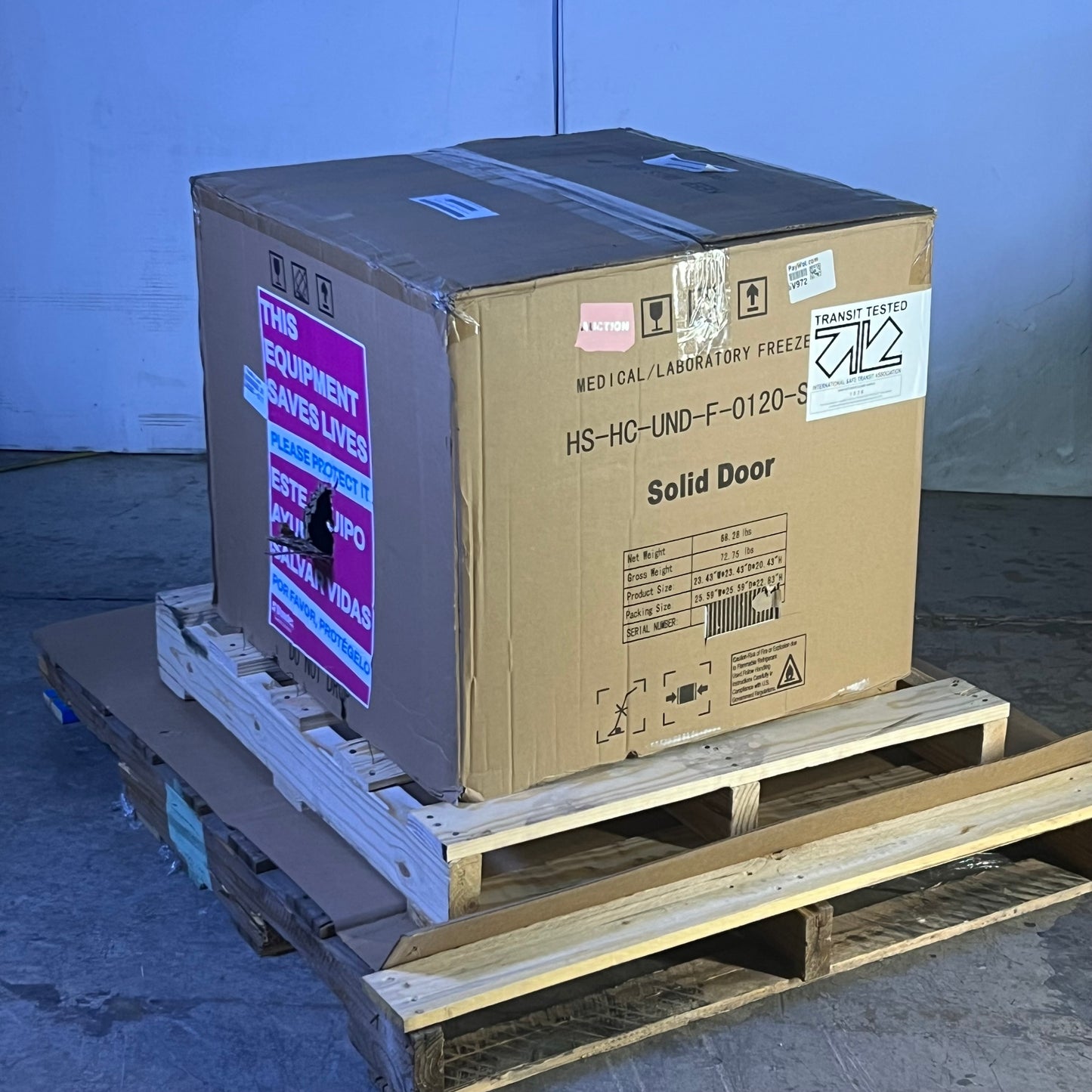 ZA@ ABS Premier Undercounter Freezer 1.7 cu ft. R600A (New Other, Cosmetic Damage)