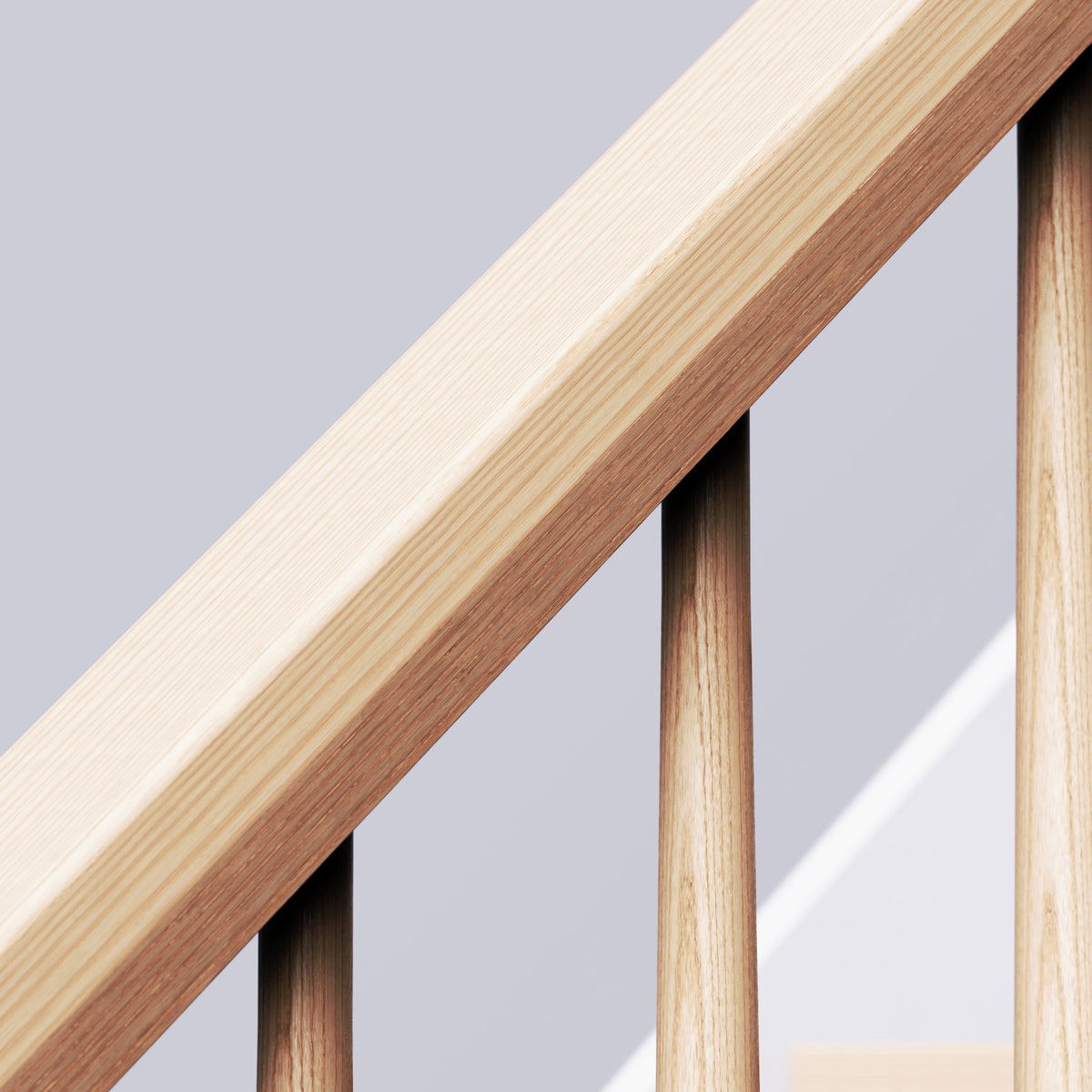 JMP WOOD Wall Mounted Handrail Sz 4’ x 6’ x 12’ L Red Oak 6044