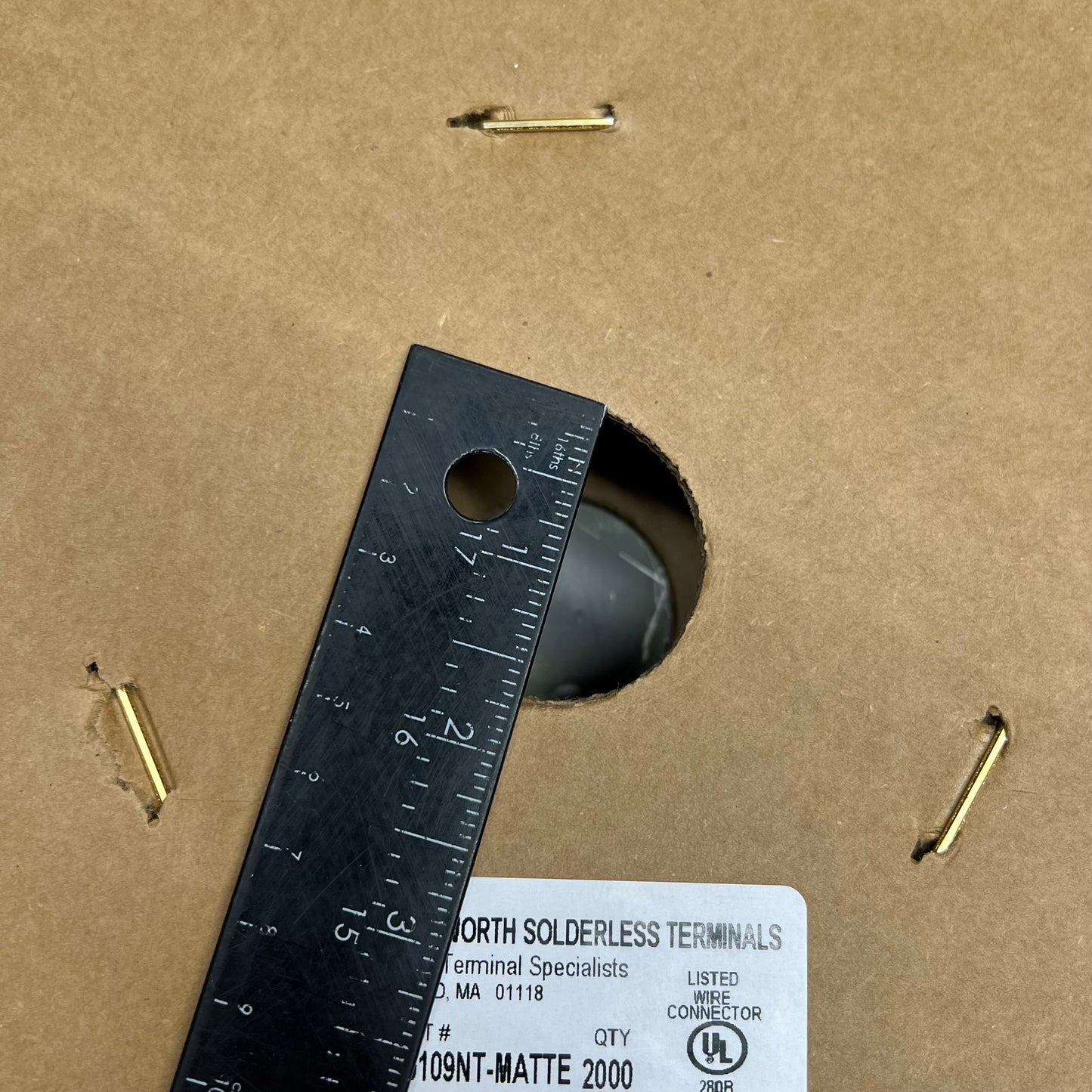 ELECTRO TERM (2000 ROLL) Hollingsworth Solderless Terminals 12-10 XR5109NT-MATTE