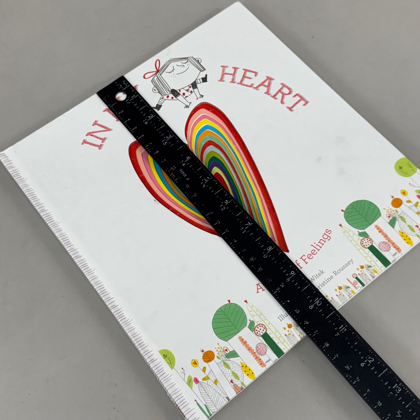 ZA@ IN MY HEART A Book Of Feelings (Growing Hearts) Hardback Book Written by Jo Witek Illustrated By Christine Roussey As-is