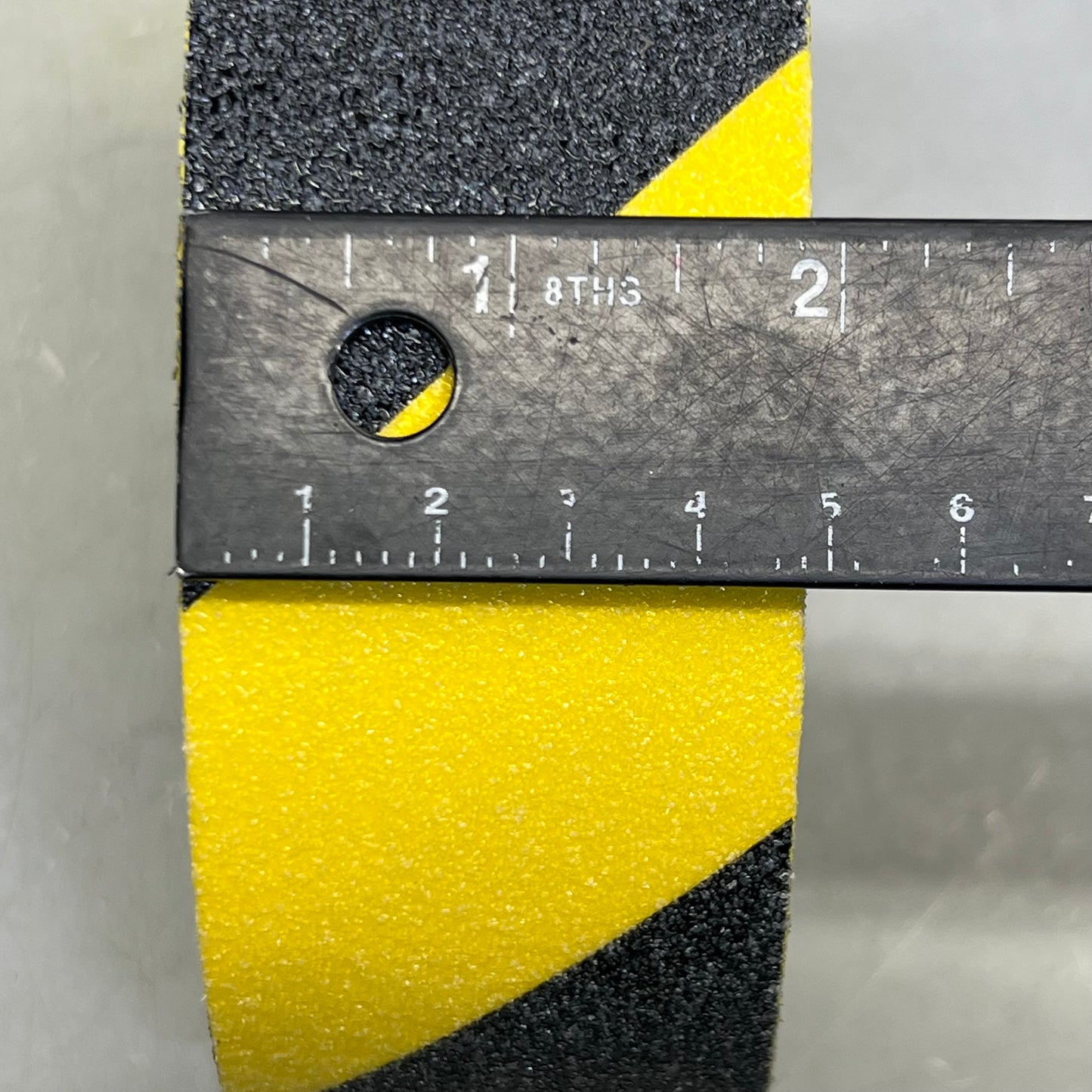 ZA@ SAFETY TRACK (3 PACK) Adhesive Sandpaper, Yellow/Black Stripe Sz 2" x 60ft 125182 B