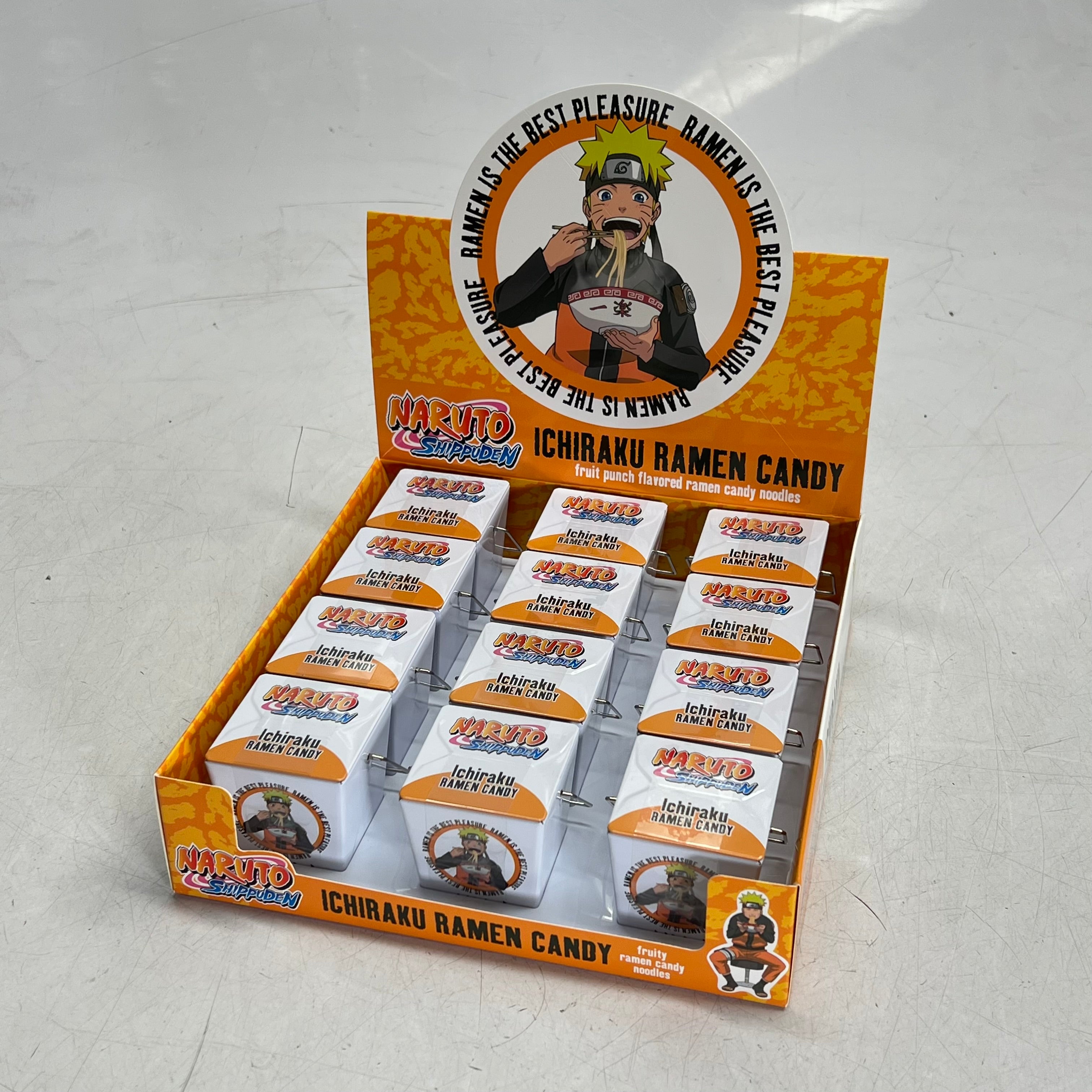 NARUTO SHIPPUDEN (12 PACK, 1oz Each) Ichiraku Ramen Candy Fruit