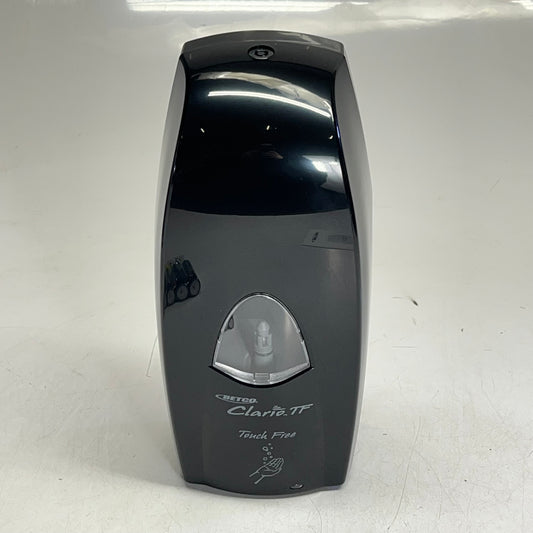 BETCO CLARIO Touch Free Foam Soap Dispenser W/ Batteries 12" L Black 91968-00