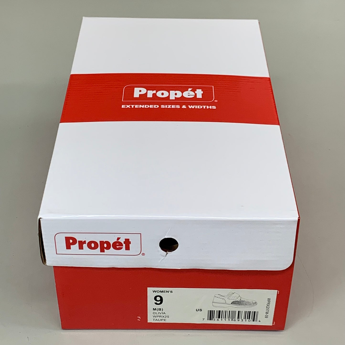 PROPET Olivia Casual Walking Shoes M(B) Women's SZ 9 Taupe WPRX25TM-09