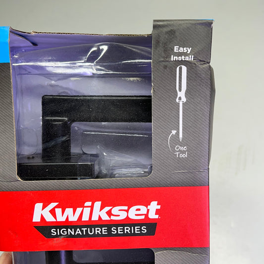 KWIKSET Halifax Privacy Lever Right Or Left Handed Matte Black 97300-949