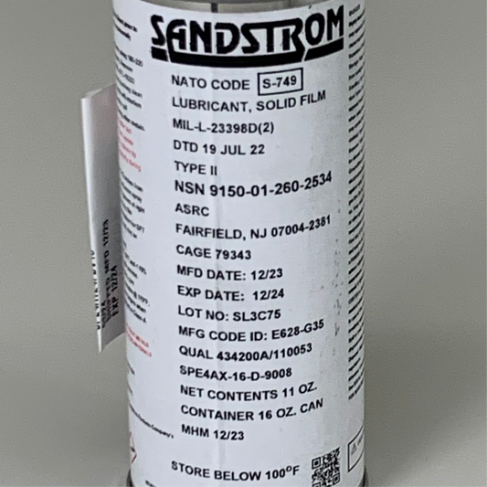 SANDSTORM(12 PACK)Lubricant Solid Film Bonding Industrial Equipment BB12/24 16oz