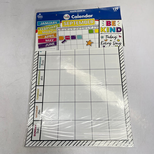 CARSON DELLOSA (2 PACK) Kind Vibes Calendar Bulletin Board Set 129 Pieces