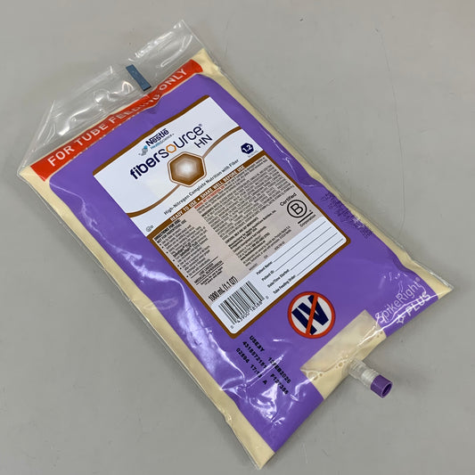 NESTLE (6 PACK) FiberSource HN Unflavored High-Nitrogen Feeding Tube 1 L BB 02/26
