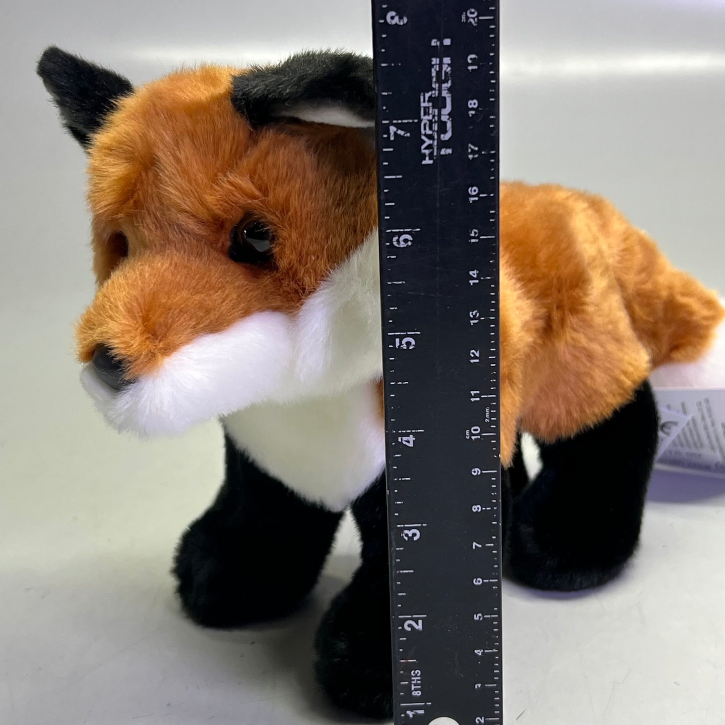 DOUGLAS Bushy Red Fox Plush Stuffed Animal 11"L x 7"H Brown & White 1738