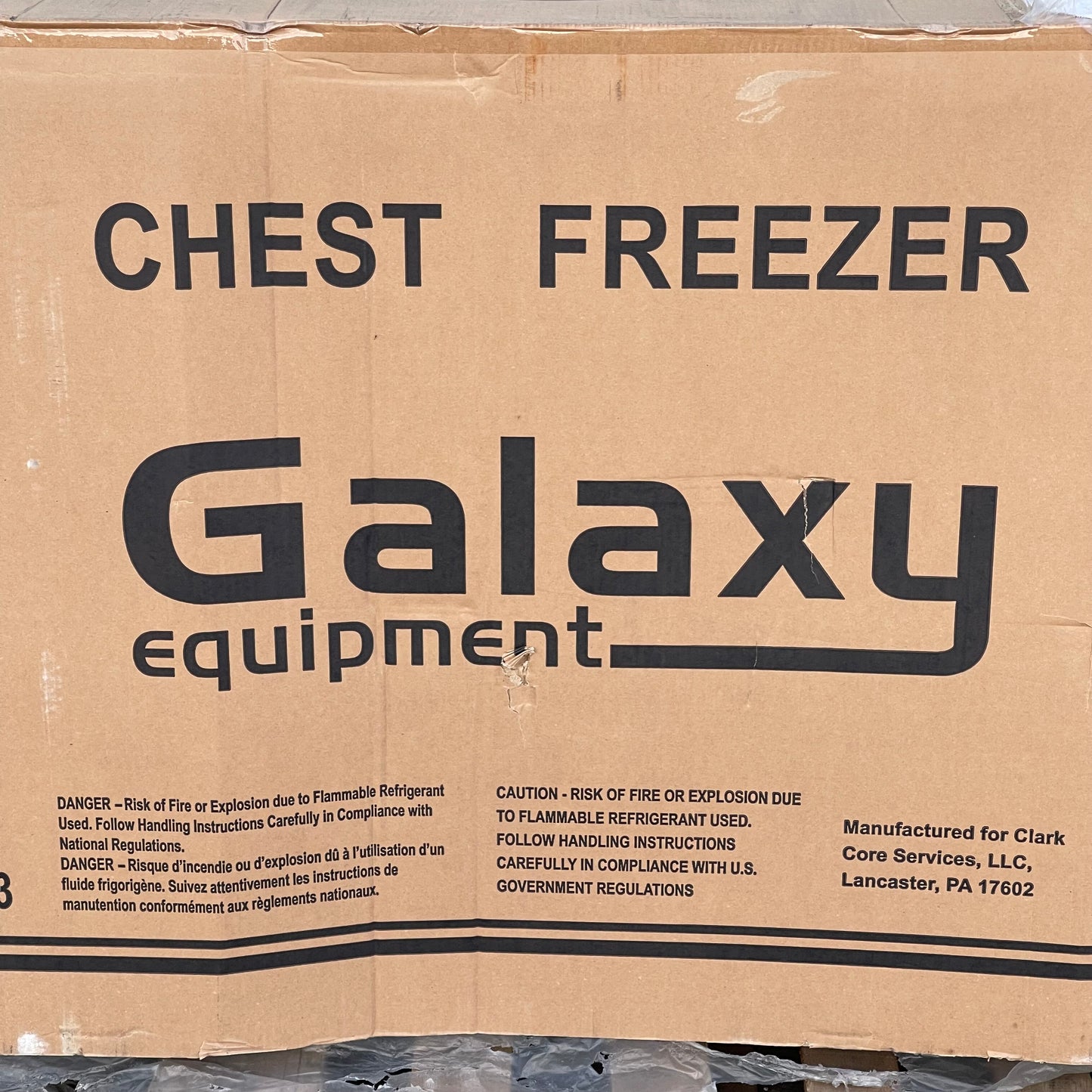 GALAXY Commercial Chest Freezer 78”x32”x27” White 177CF25HC