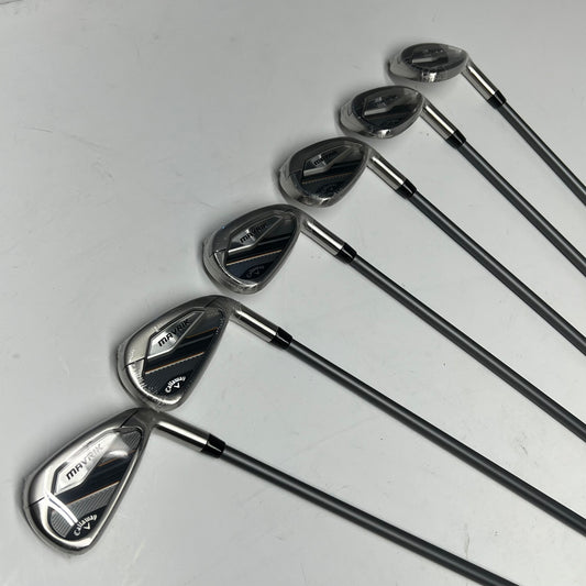 CALLAWAY (SET OF 6) Catalyst 65 5.5 Shaft & Grip W/ Maverick Irons 6,7,8,9,P & A