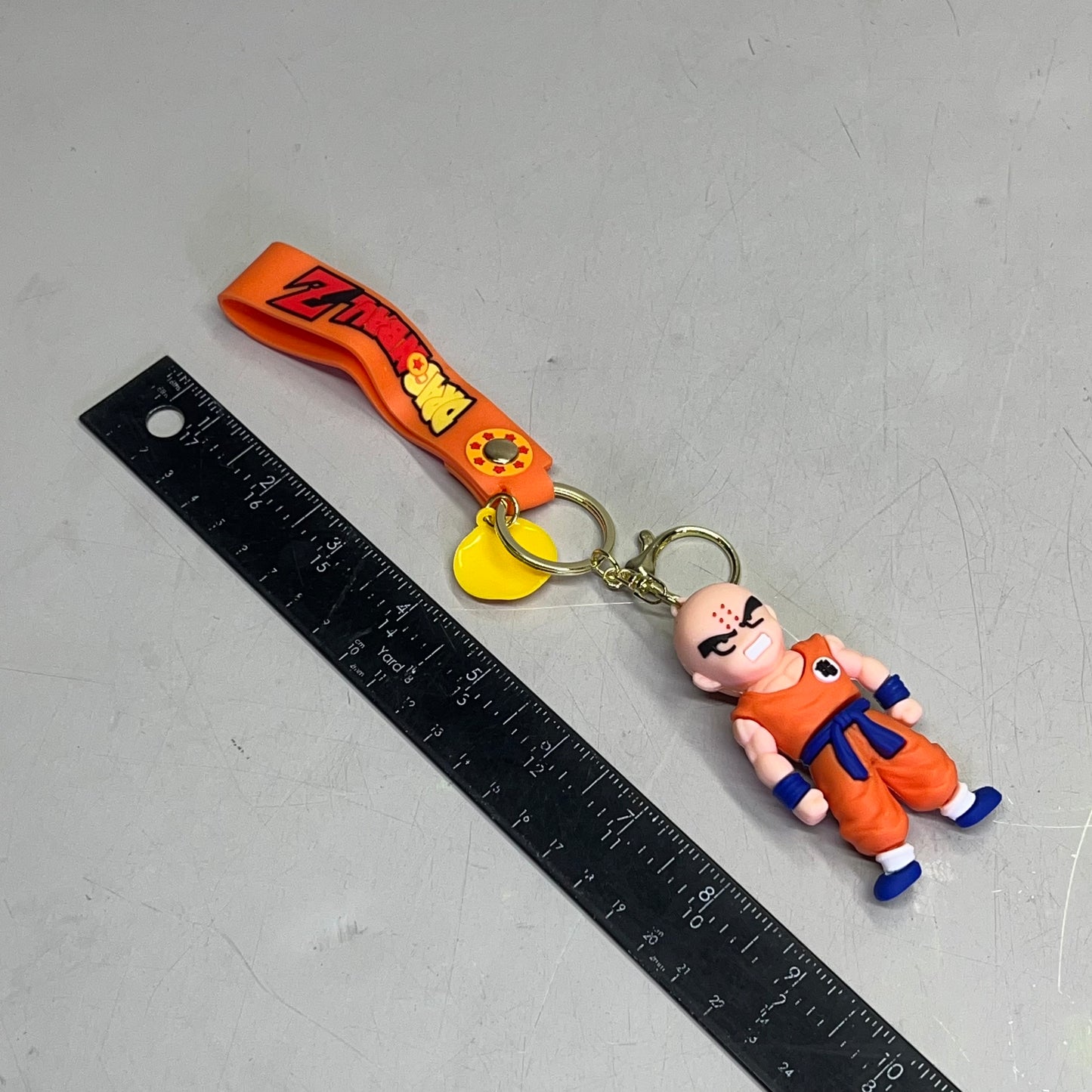 DRAGON BALL Z (12 PACK) Assorted Anime Characters Keychain w/ Wrist Band 9"
