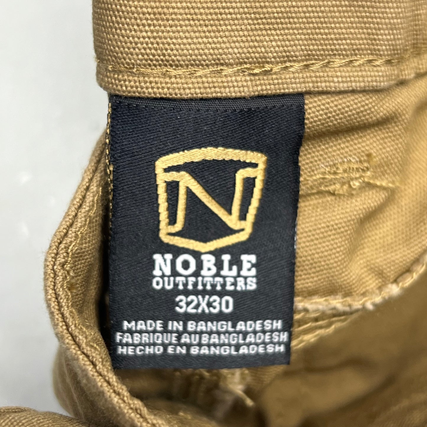 NOBLE OUTFITTERS Flex Stretch Canvas Work Pant Men's Sz 32x30 Coyote 18425