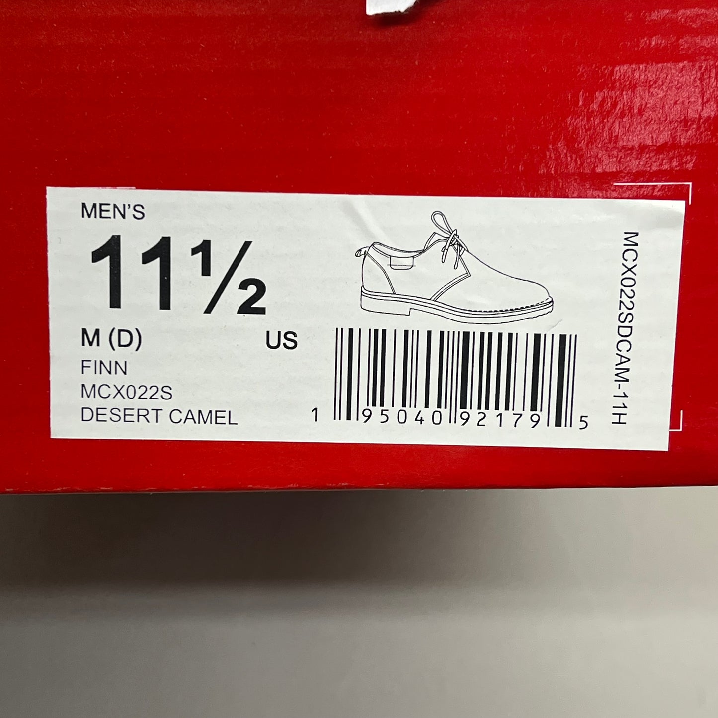 PROPET Finn Suede Oxford Scotchgard Treatment Men's Sz 11.5 M(D) Camel MCX022S