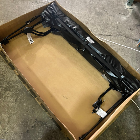 MOPAR Jeep Wrangler Soft Top Window Kit Sz 59" x 36" x 15" Black 82213651