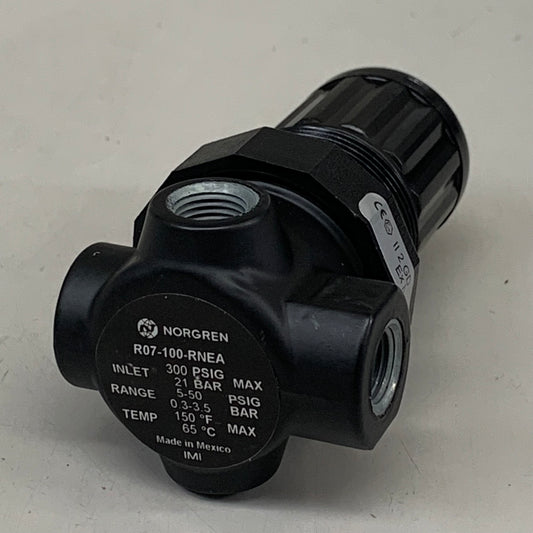 NORGREN Mini Air Pressure Regulator Black R07-100-RNEA