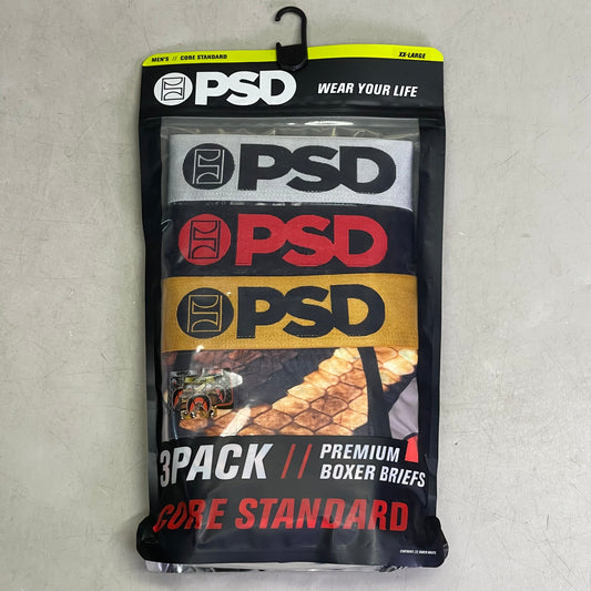 PSD (3 PACK) Warface Men's Boxer Briefs XXL WF CASH RICH