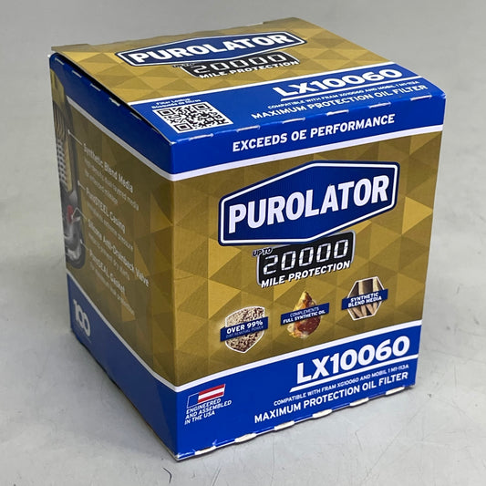 PUROLATOR (6 PACK) Maximum Protection Oil Filter 20000 Miles LX10060