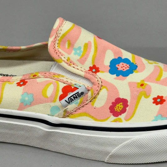 VANS Slip-On VR3 SF 50% Organic Cotton Shoe Women's 5.5 Men's 4.5 Groovy Floral