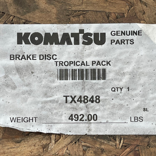 Z@ KOMATSU Brake Disc 46” Dia TX4848