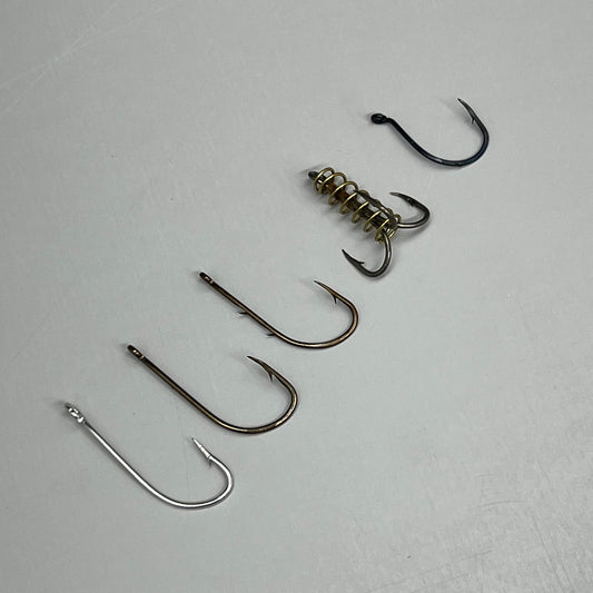 EAGLE CLAW (3 PACK) Wide Catfish Assortment Hooks Size Range From #4-1/0 67pc L617