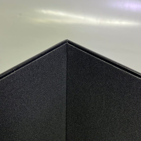 ROOM360 Faux Leather London Recycle Bin Vinyl Construction 17qt Black RWA021L21