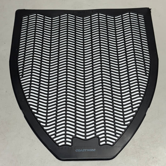 COASTWIDE PROFESSIONAL (6 Pcs) Urinal Floor Mat 20" x 17.5" Black