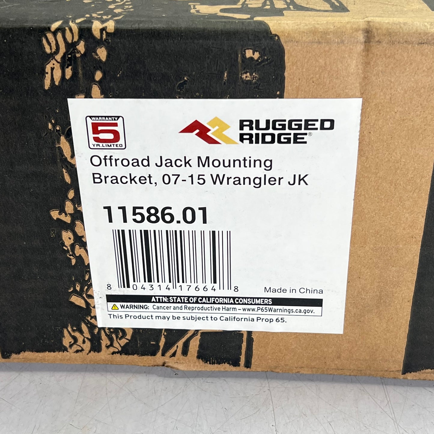 RUGGED RIDGE Offroad Jack Mounting Bracket for Jeep Wrangler 2007-15 11586.01