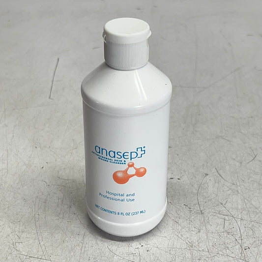 ANASEP (2 PACK) Antimicrobial Skin & Wound Cleanser 8 fl oz 4008C BB 01/28
